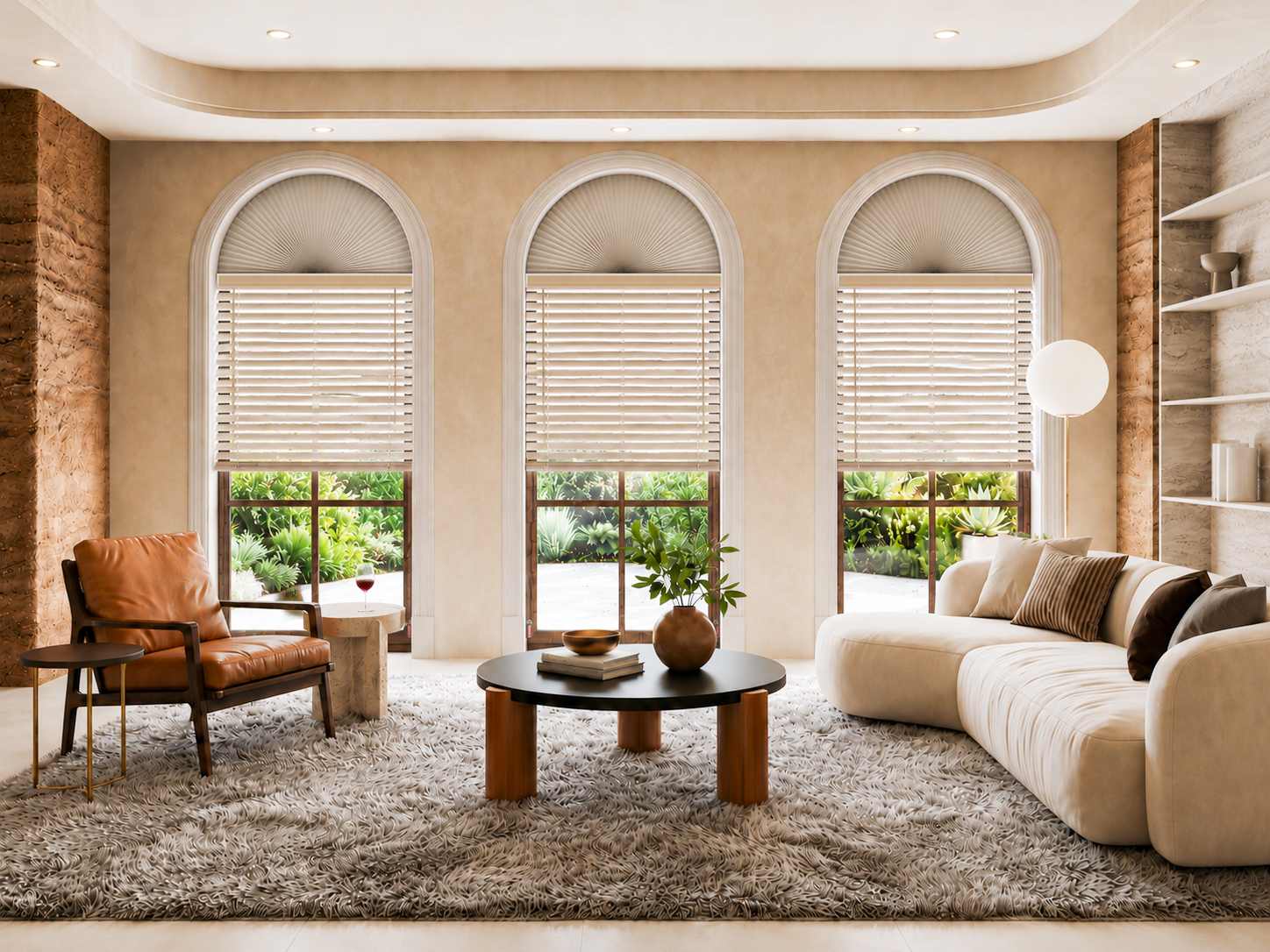 Arched window 2 - special window curtains